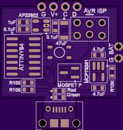 The LED pendant circuit board